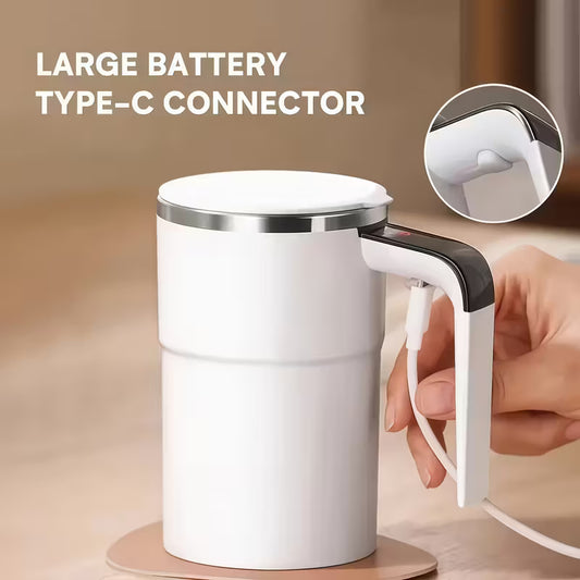 Tasse à café électrique portable rechargeable USB, auto-mélangeur avec affichage de la température, grande capacité