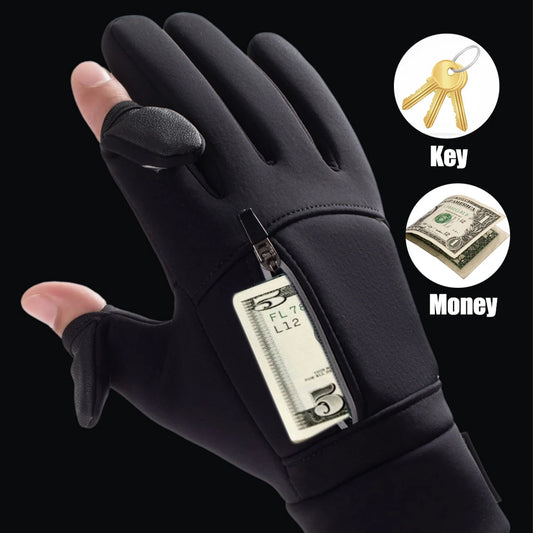 Gants d'hiver chauds et tactiles pour l'extérieur, coupe-vent, imperméables et résistants au froid