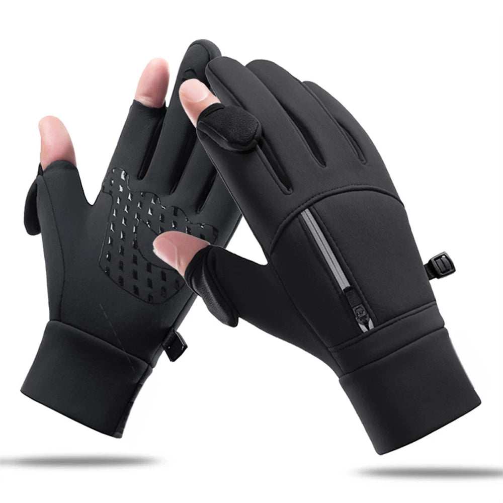 Gants d'hiver chauds et tactiles pour l'extérieur, coupe-vent, imperméables et résistants au froid