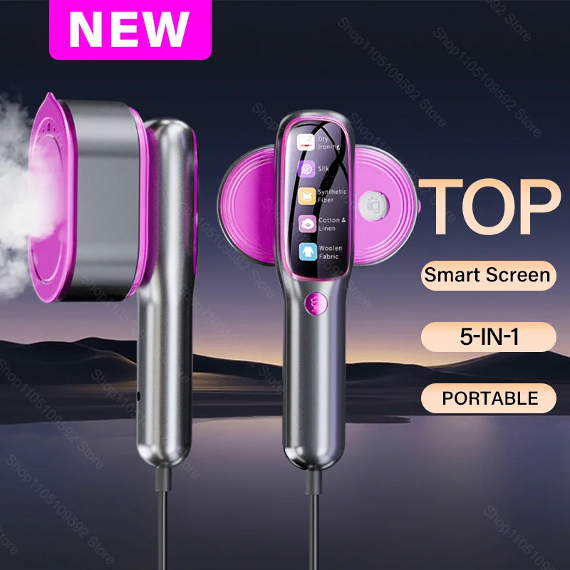 2026 NOUVEAU Défroisseur vapeur portable professionnel 1200W pour vêtements, idéal pour la maison et le quotidien.