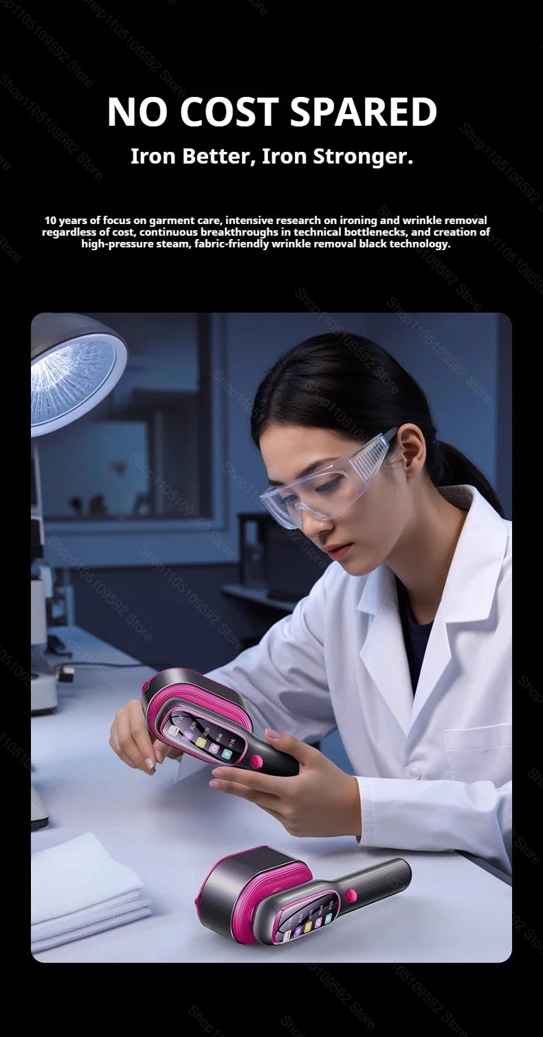 2026 NOUVEAU Défroisseur vapeur portable professionnel 1200W pour vêtements, idéal pour la maison et le quotidien.